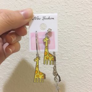 Giraffe Fashion Earrings